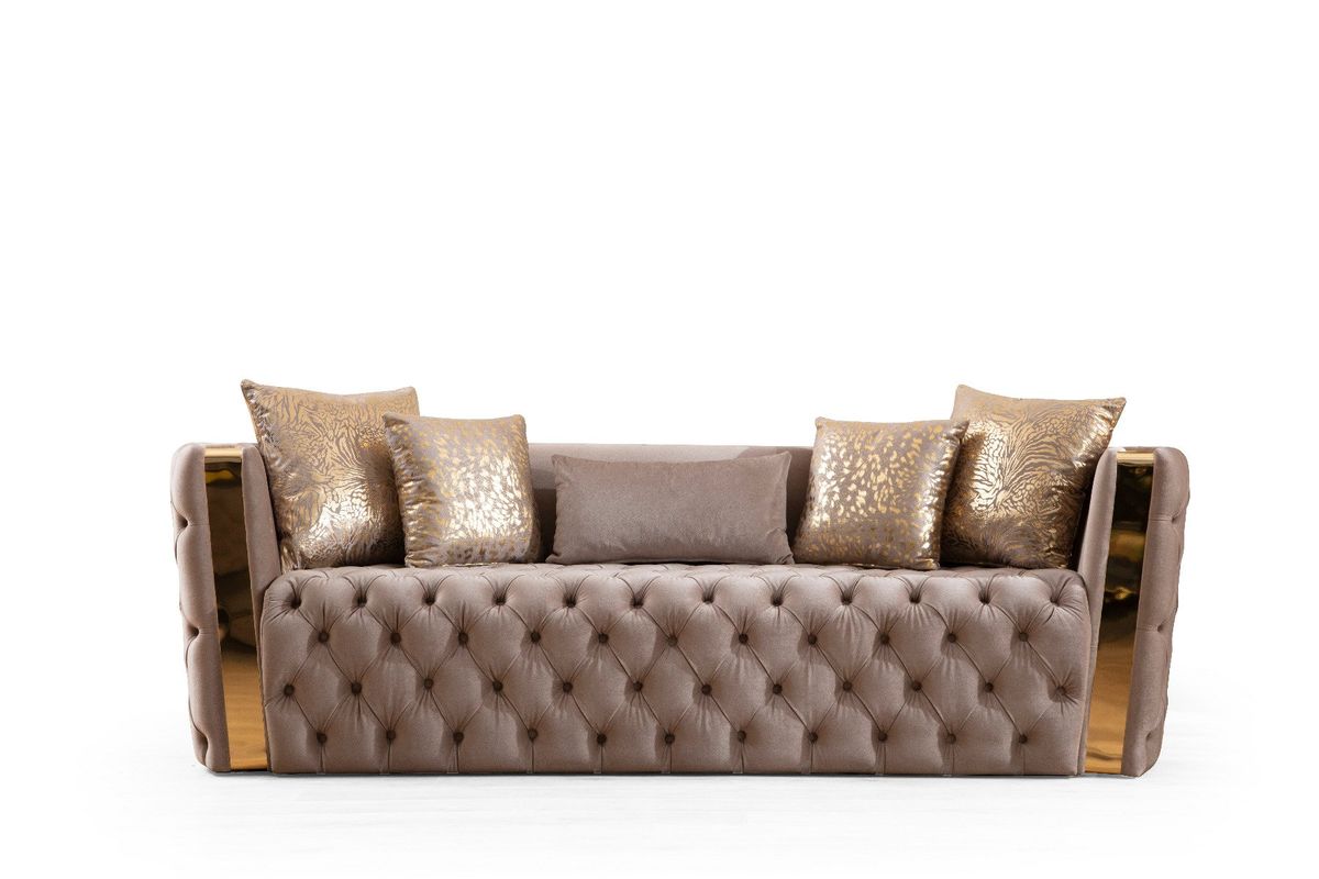 Galaxy Home Naomi Sofa in Taupe