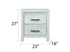 Galaxy Home Denver Nightstand Rustic Oak