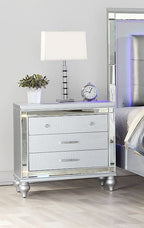 Galaxy Home Sterling Silver Nightstand