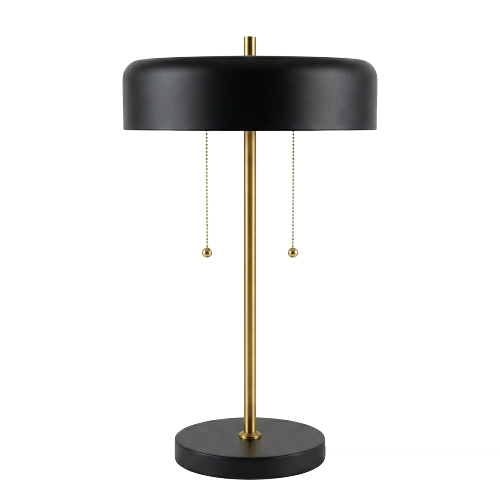 Obni Table Lamp with Black outer and White inner
