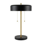 Obni Table Lamp with Black outer and White inner