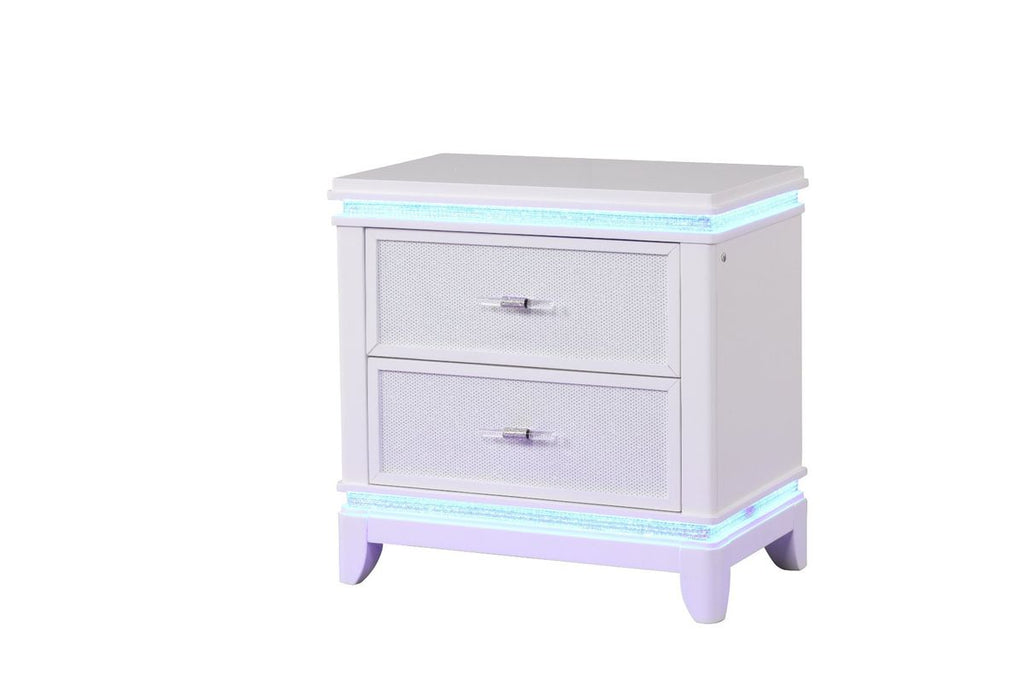 Galaxy Home Opium Nightstand White