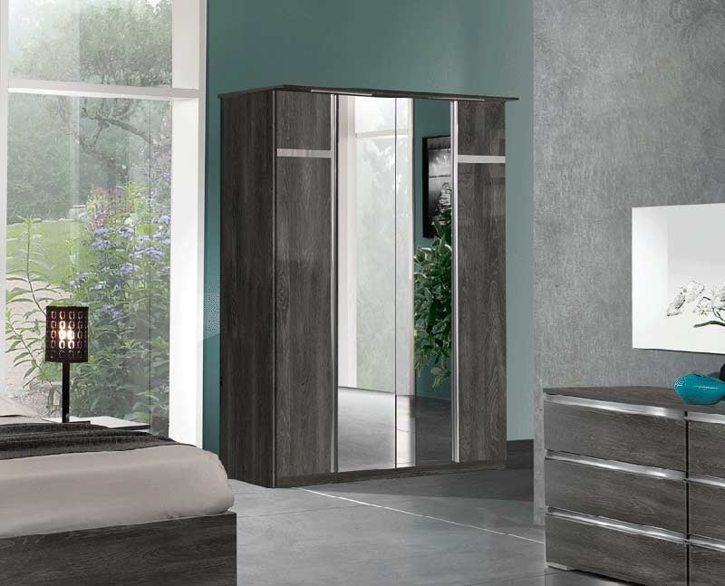 ESF Furniture - Oxford 4 Door Wardrobe - OXFORD-4DOOR WARD