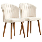Parsons Gold Velvet Dining Chair - Set of 2
