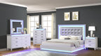 Galaxy Home Passion Mirror in Milky White