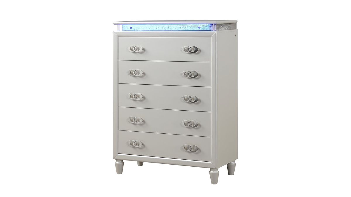 Galaxy Home Passion Chest in Milky White