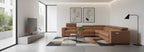 Picasso Motion Sectional in Caramel | J&M Furniture
