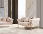 Galaxy Home Presley Loveseat Bin eige