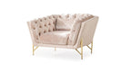 Galaxy Home Presley Chair in Beige
