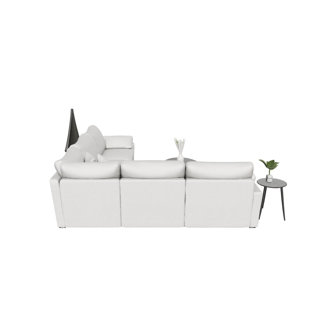 Collins Grey Modular Power Reclining Sectional Sofa Set 3D model