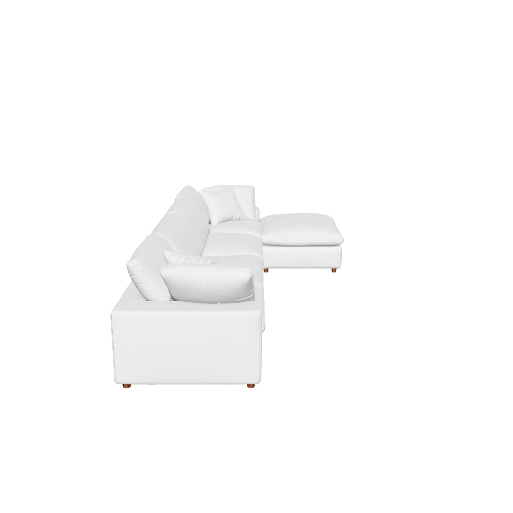 Commix 5 Piece Down Filled Overstuffed Sectional Sofa Set 3D model