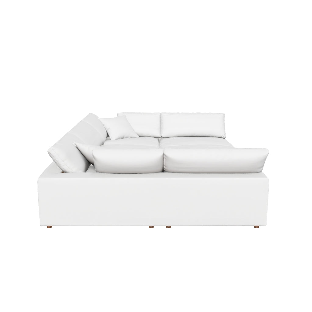Commix 6-Piece Down Filled Overstuffed Sectional Sofa 3D model