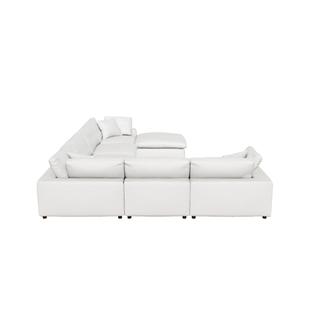 Commix 7-Piece Down Filled Overstuffed Sectional Sofa 3D model