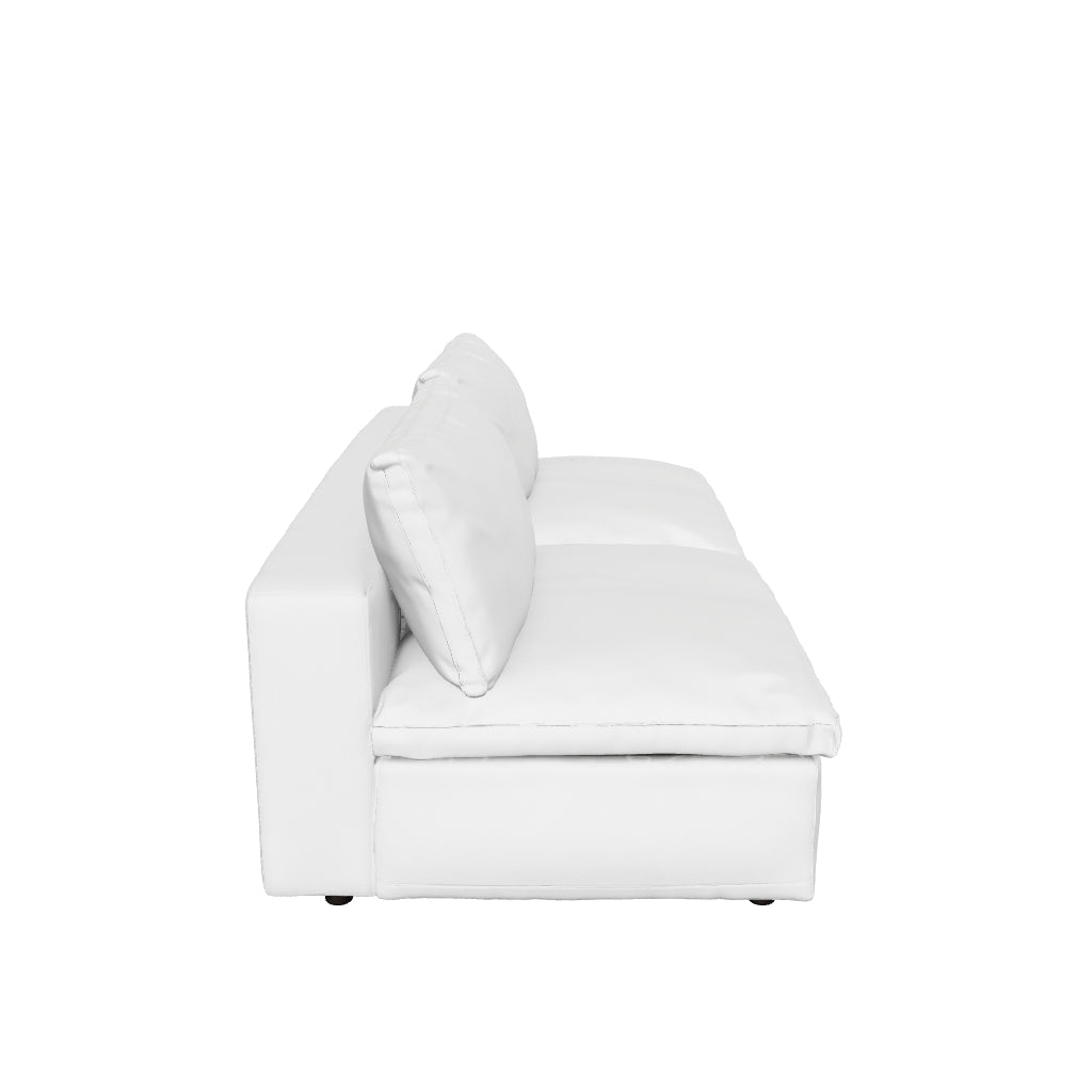 Commix Down Filled Overstuffed 2-Piece Armless Sectional Loveseat 3D model