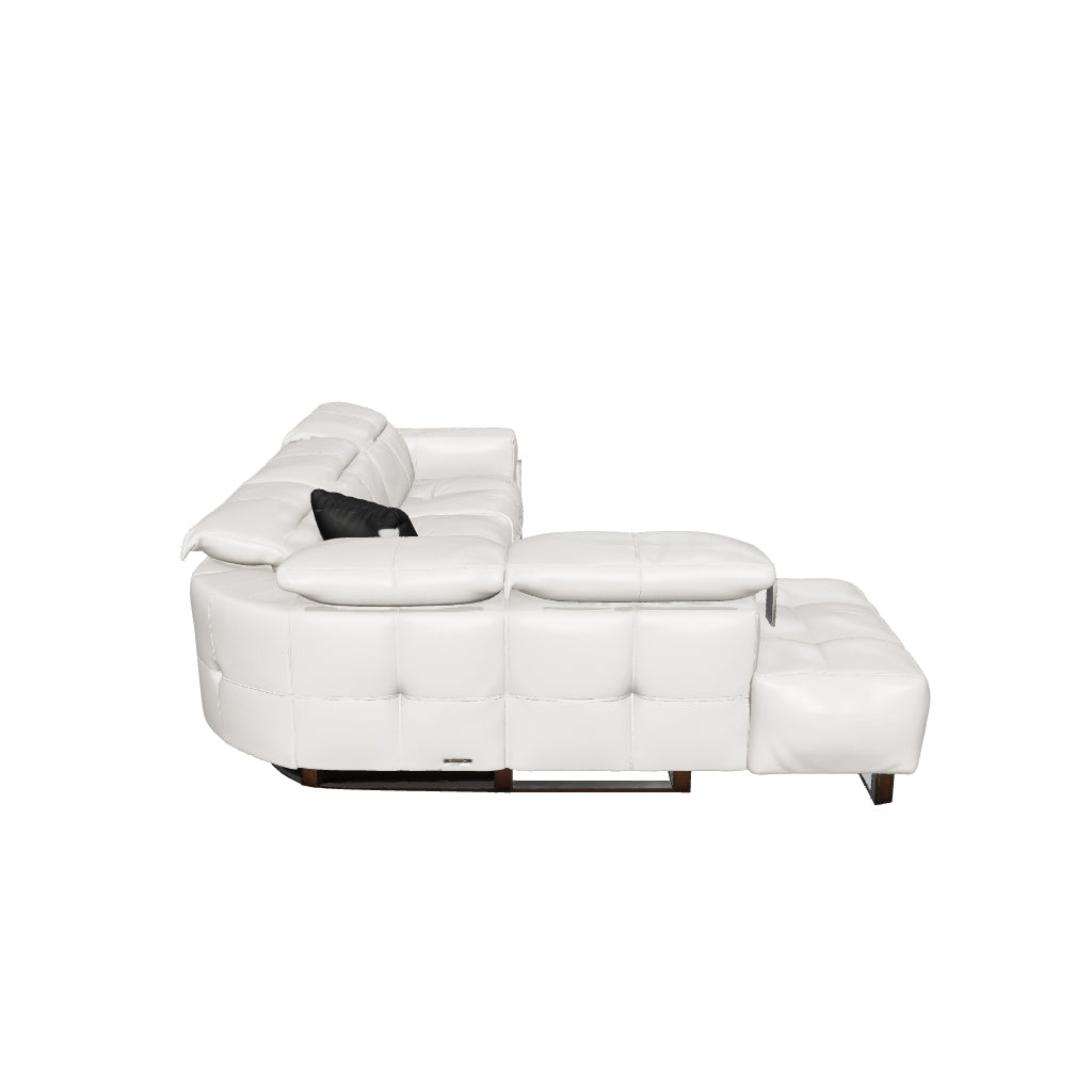 Plaza Sectional in White 3D model