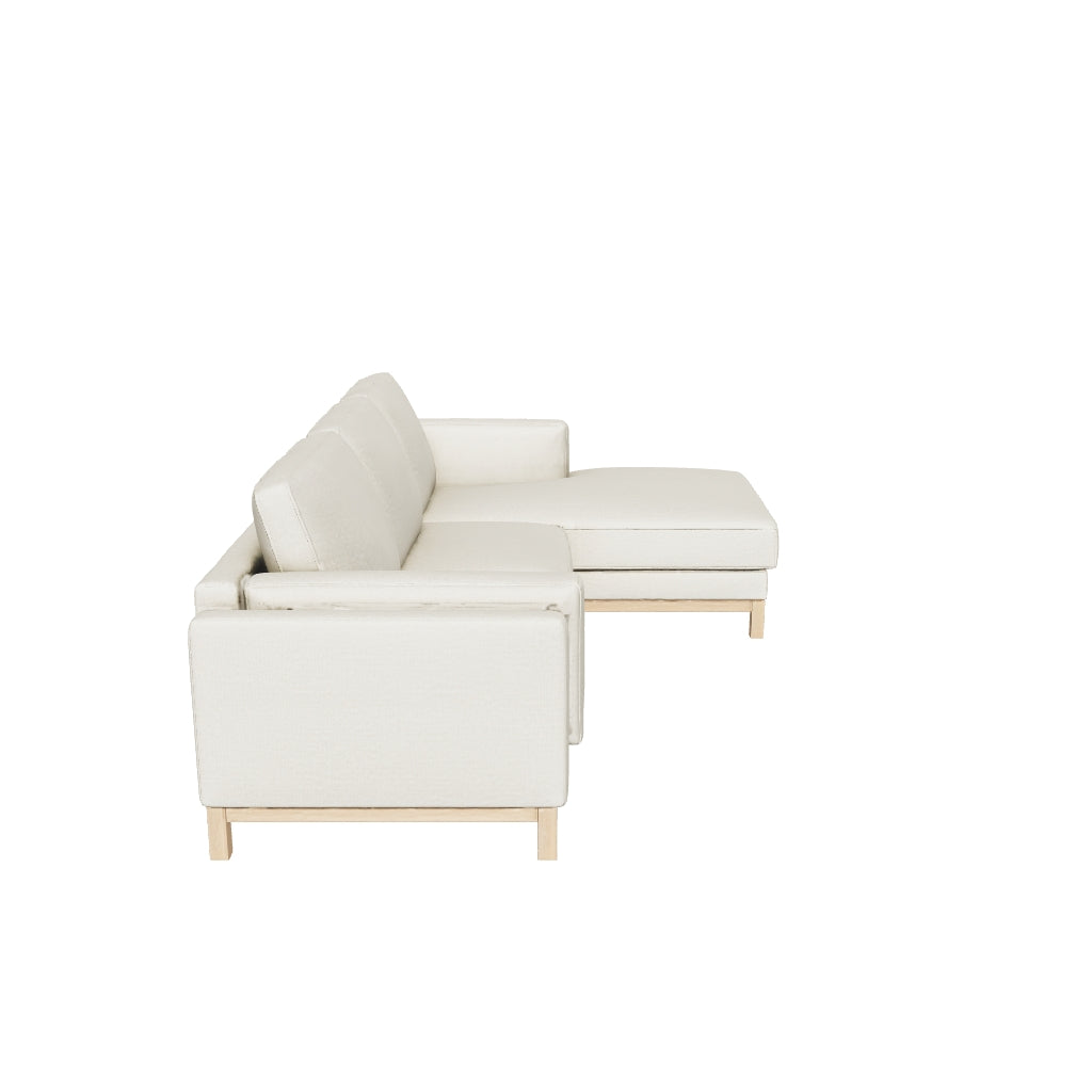 Roscoe Right-Facing Fabric Sectional Sofa with Chaise 3D model