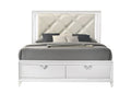 Galaxy Home Prism King Bed in White