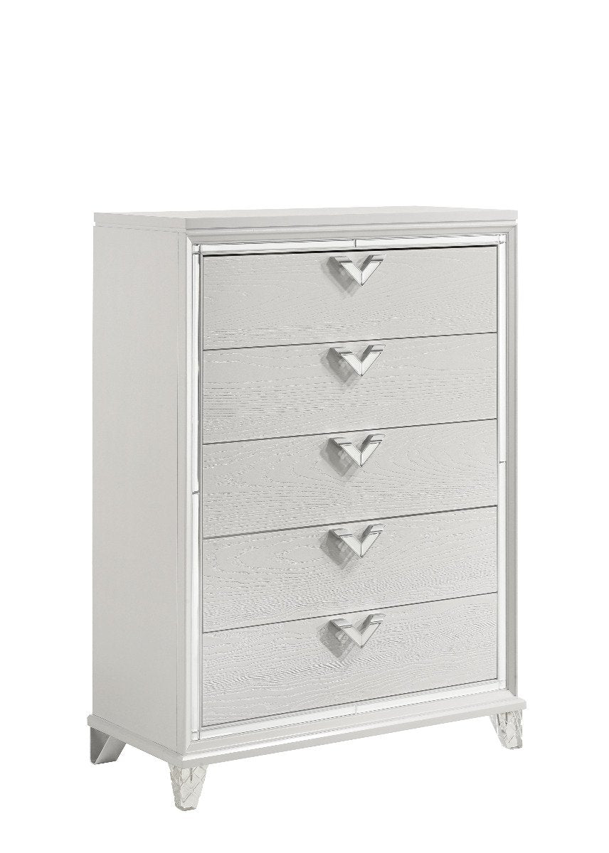 Galaxy Home Prism Chest in White