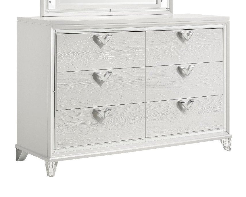 Galaxy Home Prism Dresser in White