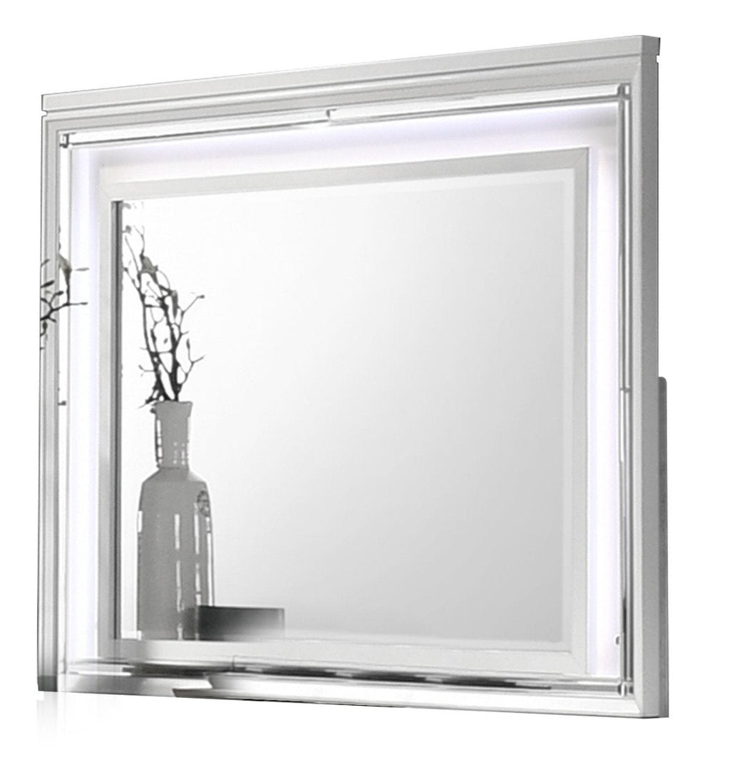 Galaxy Home Prism Mirror in White