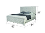 Galaxy Home Denver Queen Bed in Rustic Oak