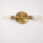 Reverie Double Lights Bathroom Wall Sconce