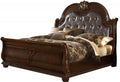 Galaxy Home Roma Queen Bed in Dark Walnut