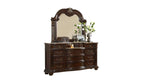 Galaxy Home Roma Mirror in Dark Walnut