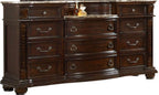 Galaxy Home Roma Dresser in Dark Walnut