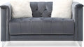 Galaxy Home Russell Loveseat in Gray