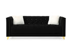Galaxy Home Russell Sofa in Black
