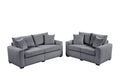HH1124 Gray - Sofa & Loveseat Set