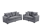 HH1124 Gray - Sofa & Loveseat Set