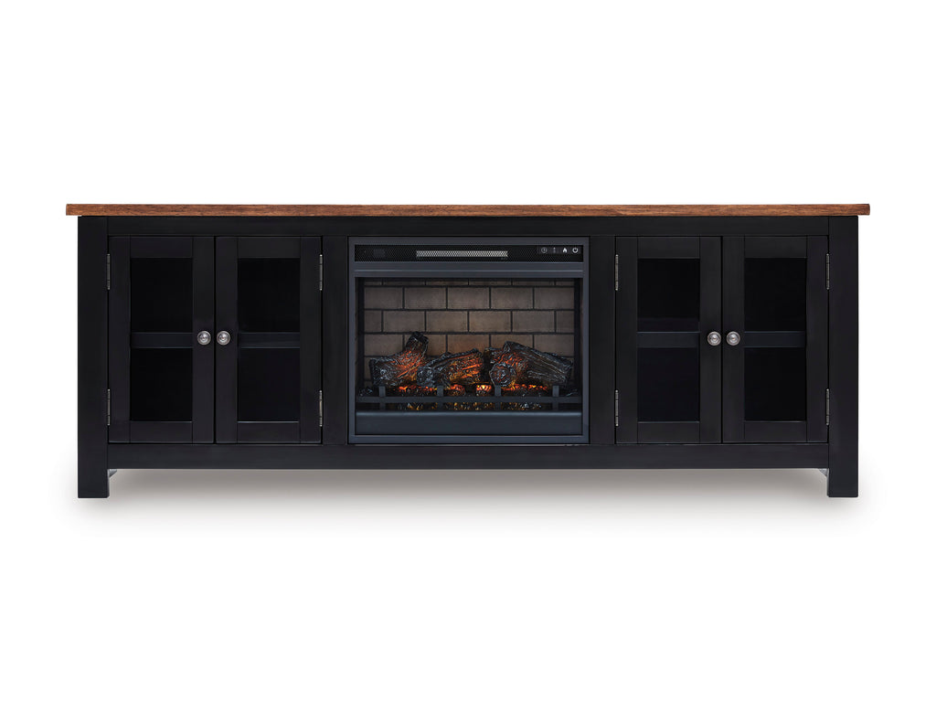 W664-68 - TV Stand w/Fireplace 75" L