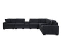 Barista Black 8PC Modular Sectional Set (w/ Bluetooth Speaker) **NEW ARRIVAL**