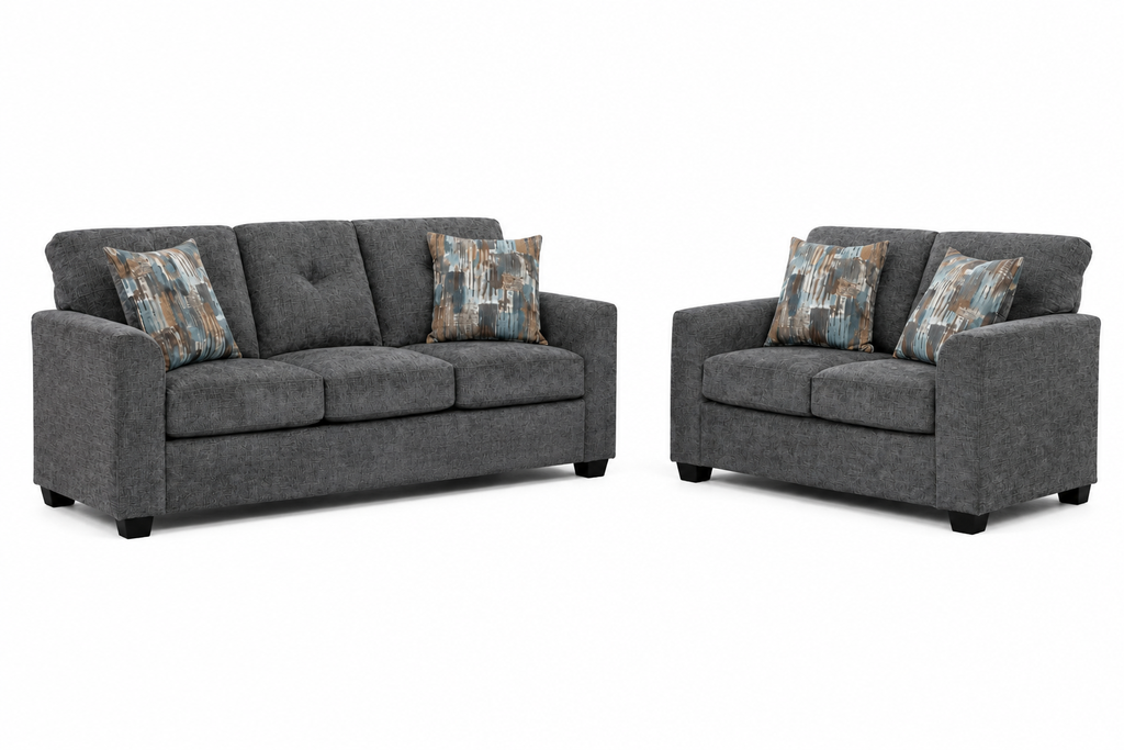 Washington 3000 Gray Sofa & Loveseat **NEW ARRIVAL**