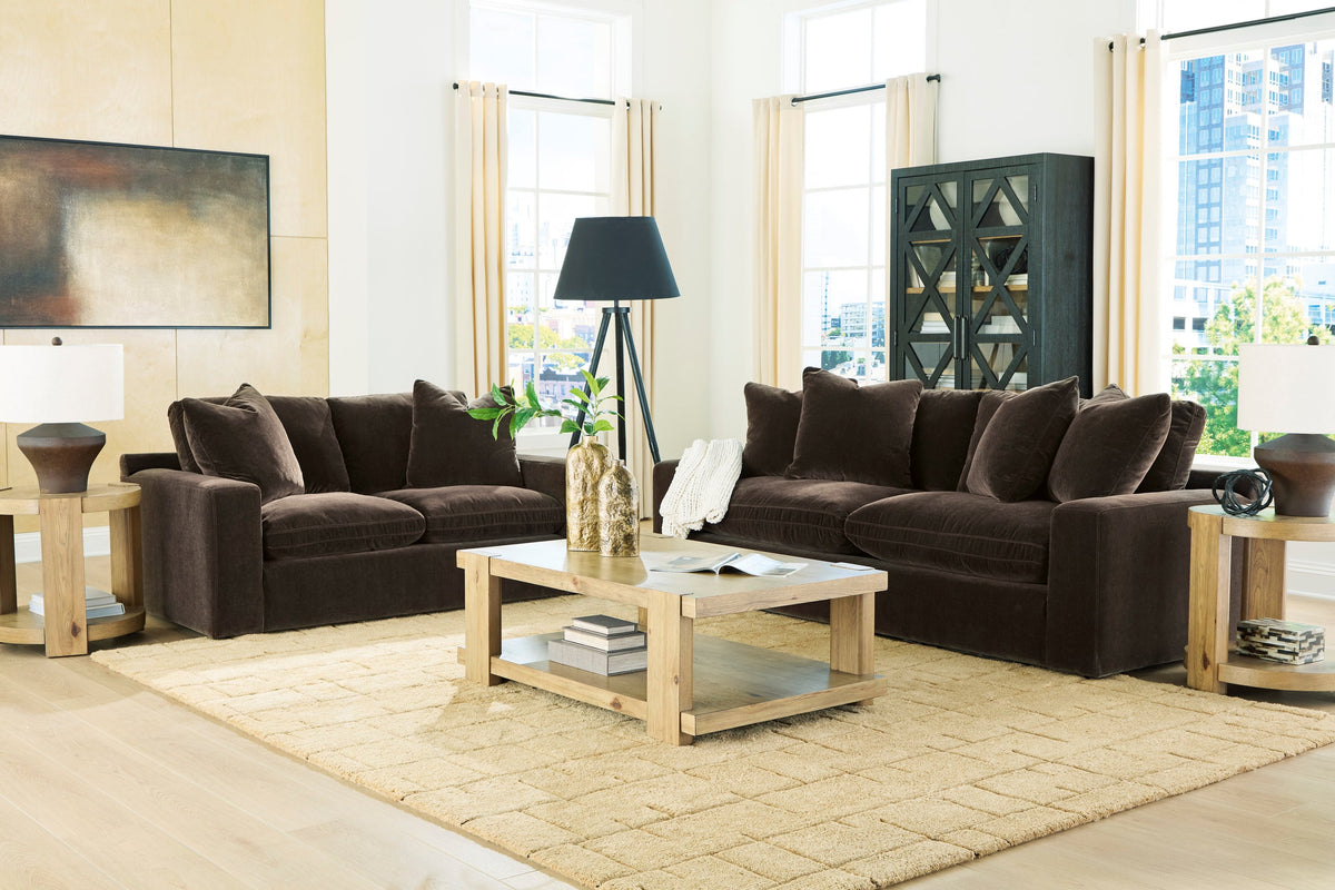 Bittersweet Oversized Sofa and Loveseat Set