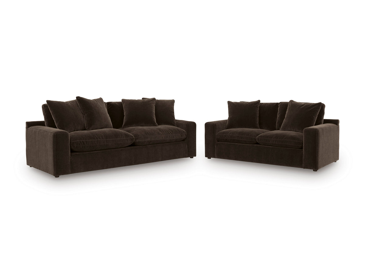Bittersweet Oversized Sofa and Loveseat Set