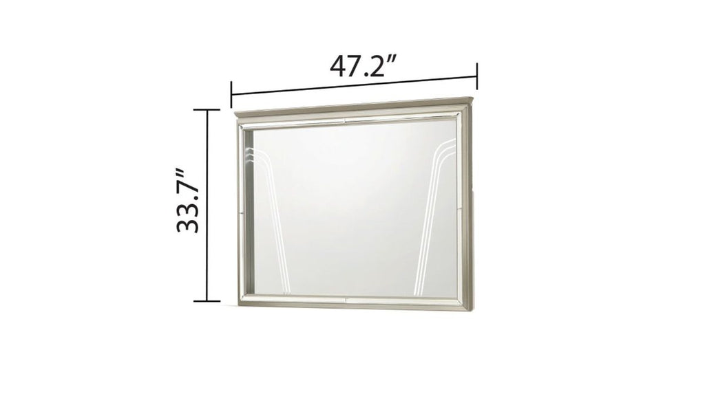 Galaxy Home Samantha Mirror Silver