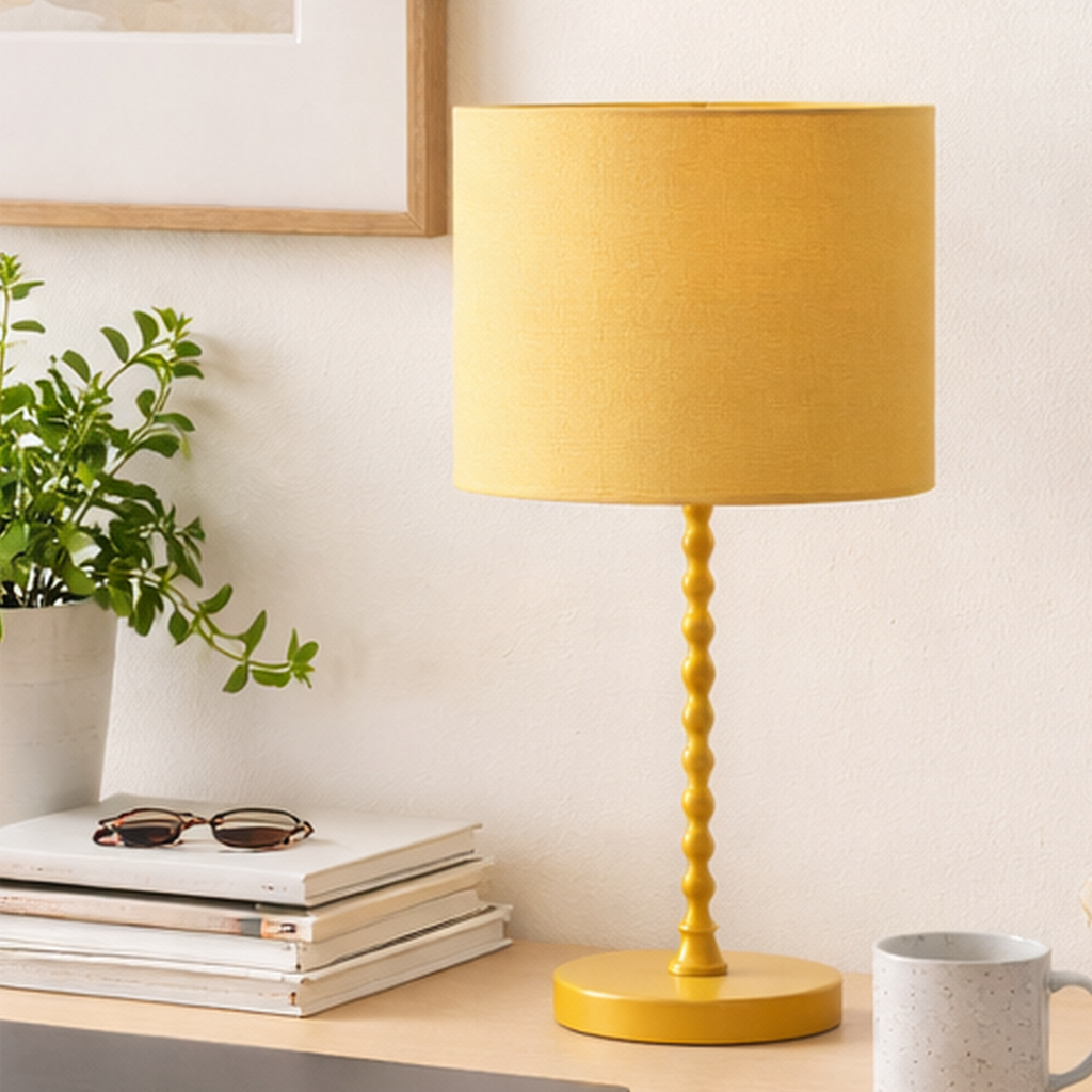 Sereno Table Lamp Ochre and Gold