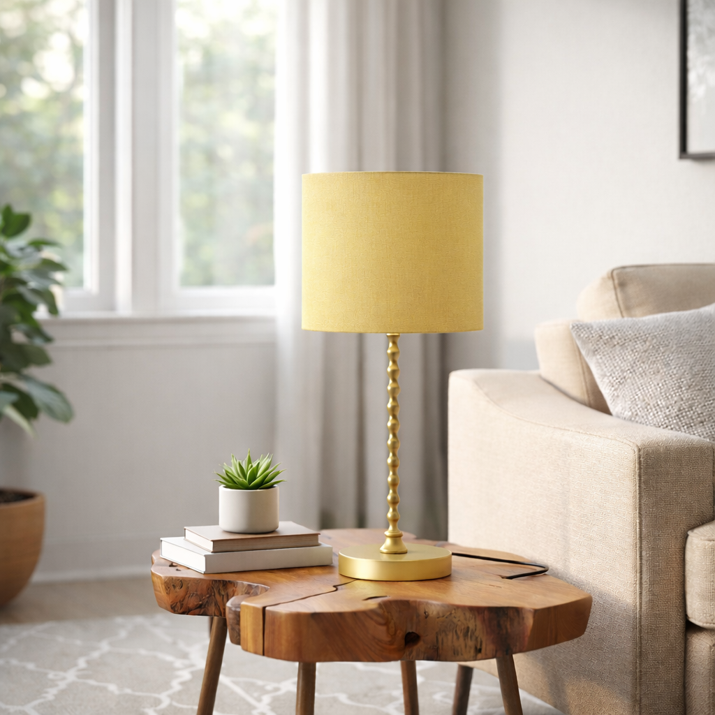 Sereno Table Lamp Ochre and Gold