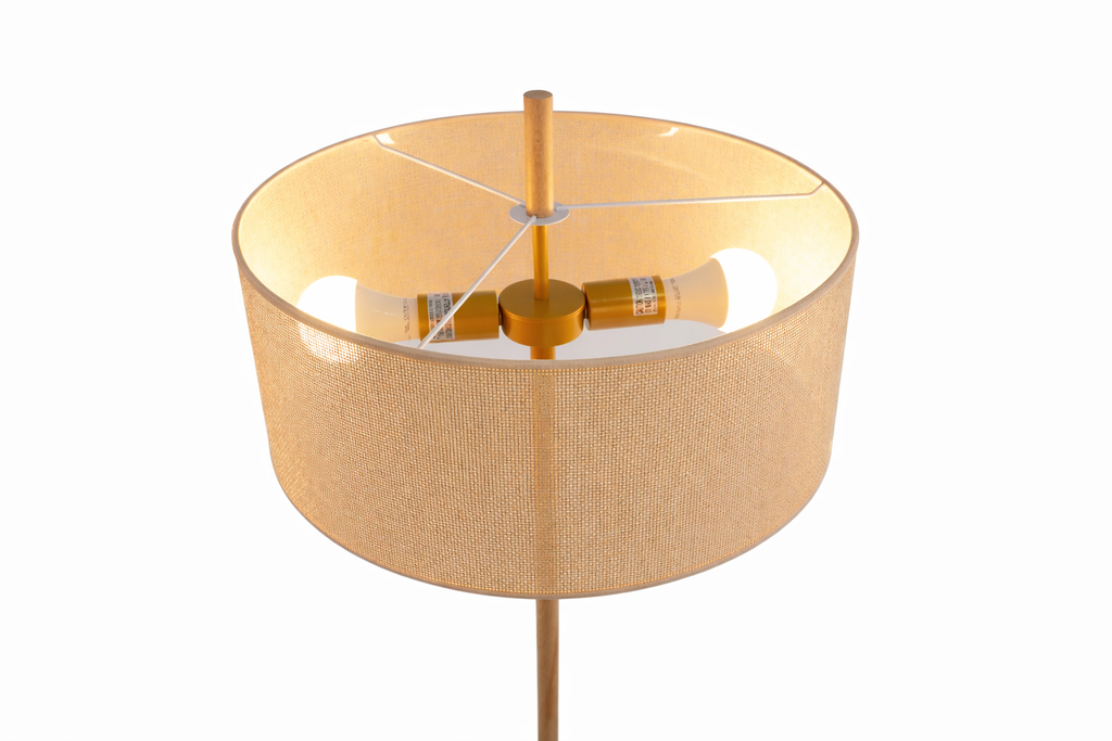 Lirian Floor Lamp - Oak and Natural