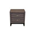 Galaxy Home Sierra Nightstand in Gray