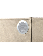 Galaxy Home Lizelle King Bed in with Ambient Lighting in Beige