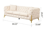 Galaxy Home Contempo Sofa in Beige