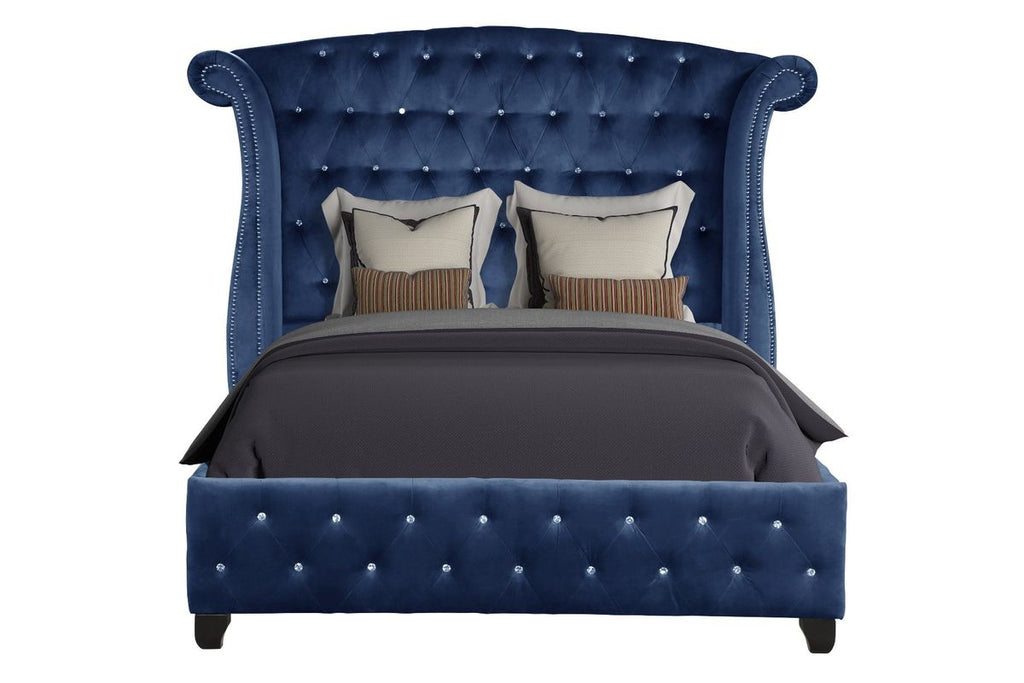 Galaxy Home Sophia Full Bed in Blue