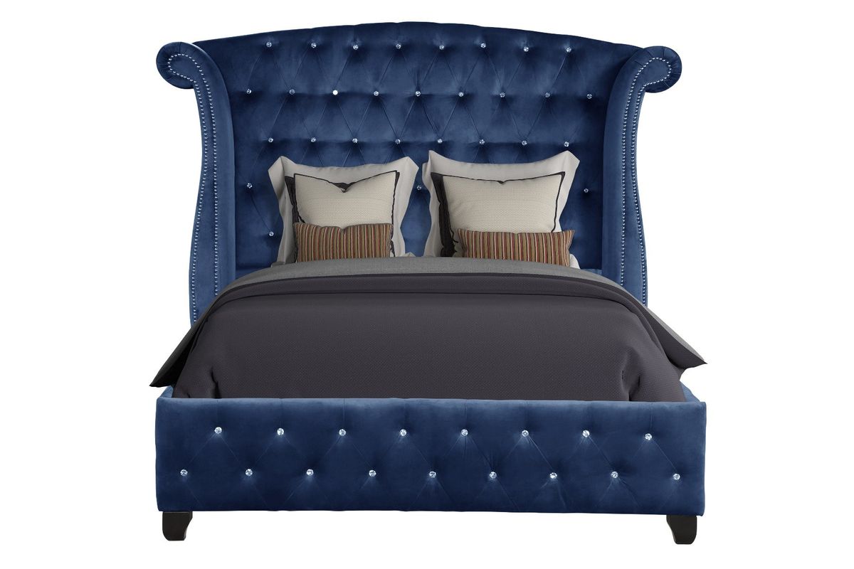 Galaxy Home Sophia Full Bed in Blue