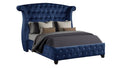 Galaxy Home Sophia King Bed in Blue