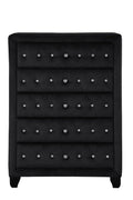 Galaxy Home Sophia Crystal Chest in Black