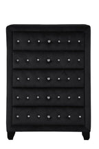 Galaxy Home Sophia Crystal Chest in Black